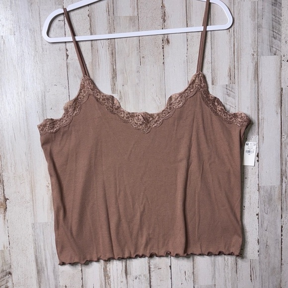Old Navy Tops - Old Navy Brown Lace Camisole